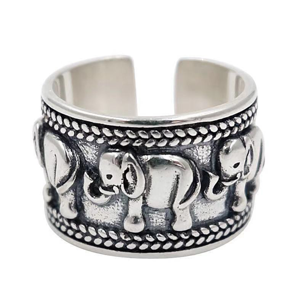 Punk Vintage Silvery Elephant  - Women Fashion Pakistan recension och pris