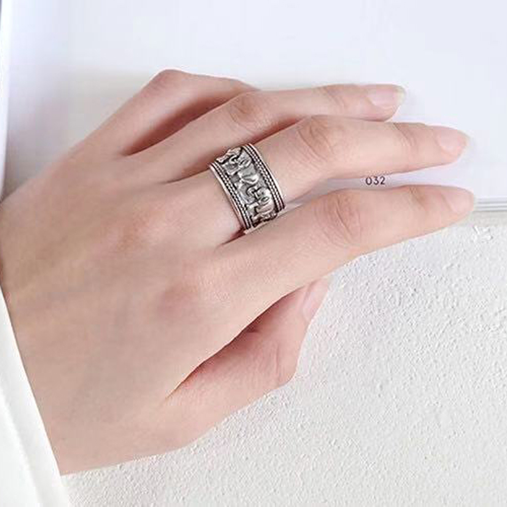 Punk Vintage Silvery Elephant  - Women Fashion Pakistan recension och pris