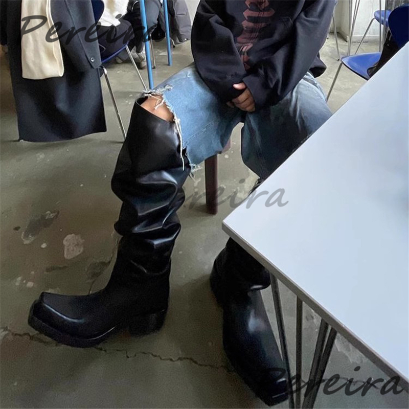 Thick Soled Over The Knee Boot - Women'S Fashion Riding Boots recension och pris