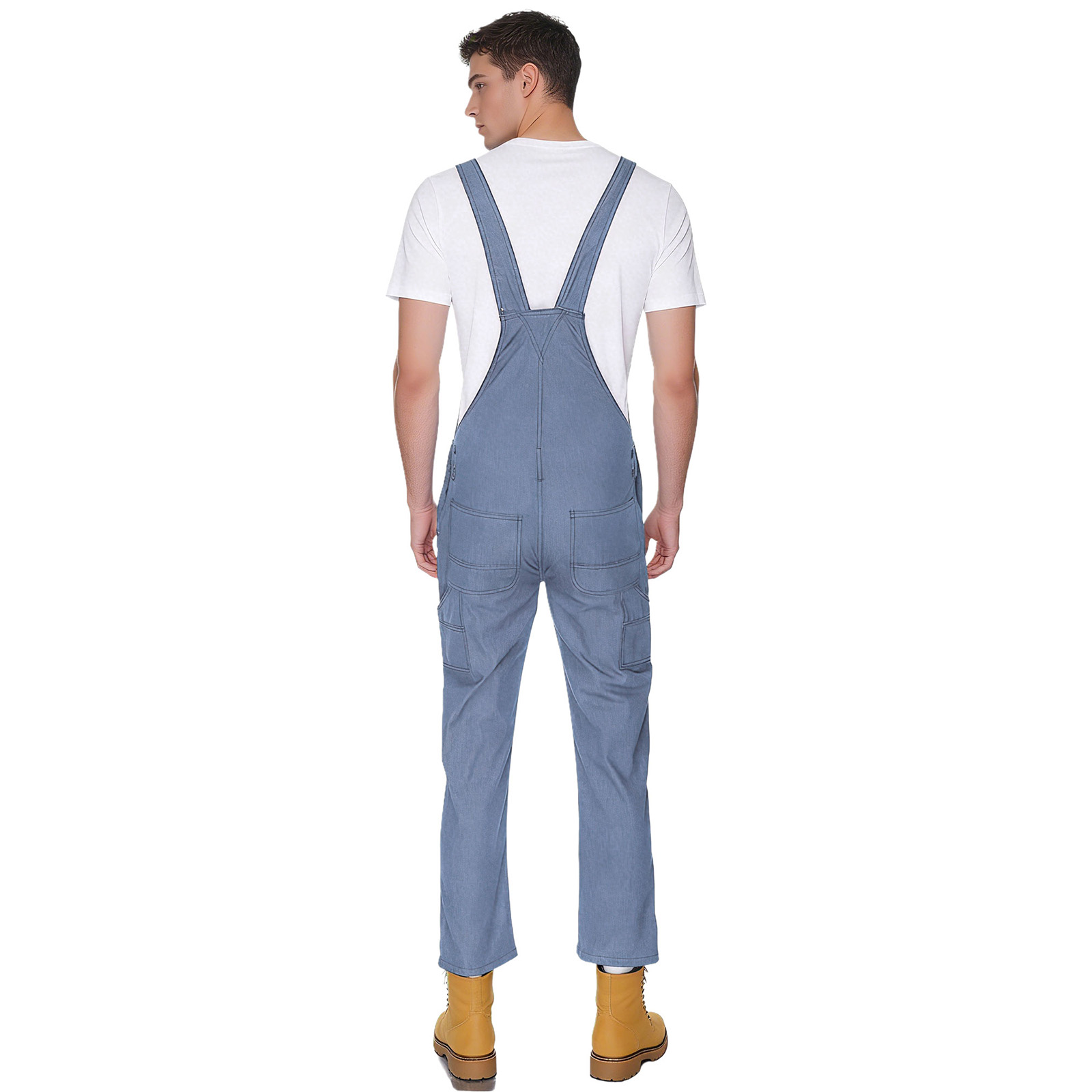 Men Casual Denim Suspender Jum - Sleeveless Jumpsuit recension och pris