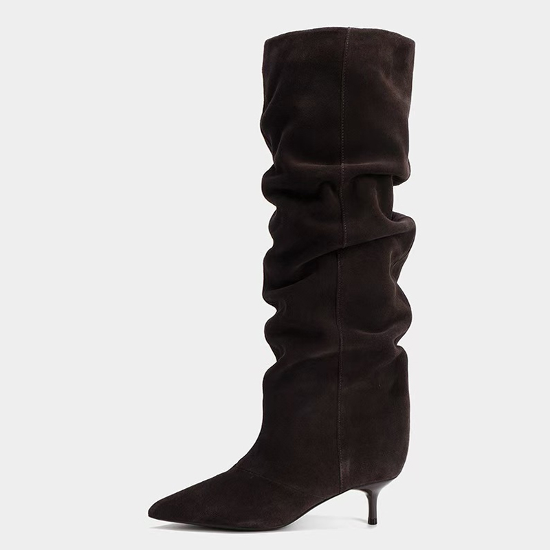 Liyke Runway Fashion Pleated S - Women'S Fashion Knee High Boots recension och pris