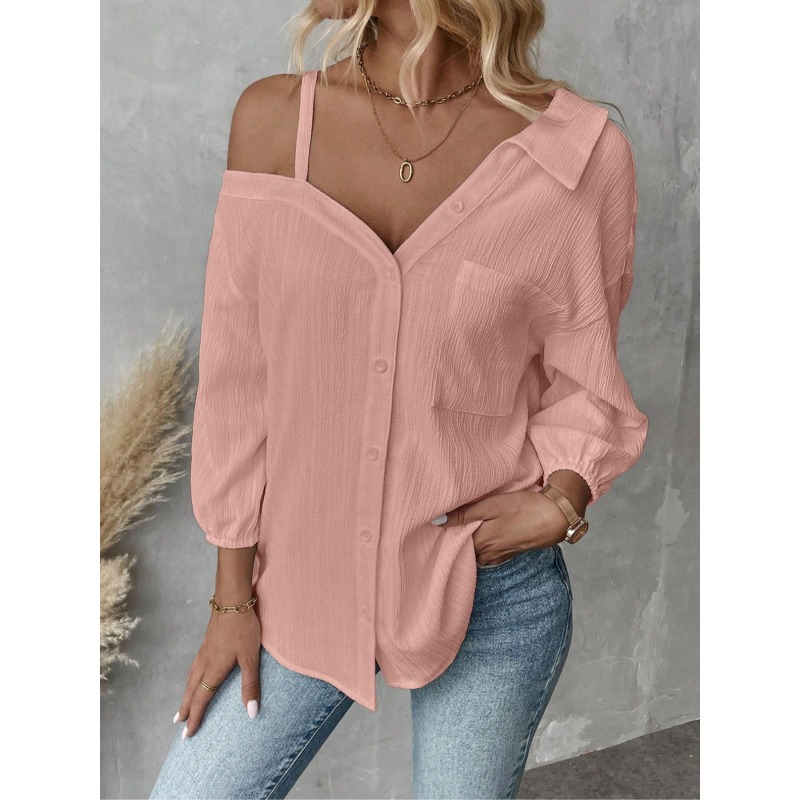 Plus Size1XL-5XL Women Blouses - Asymmetric Top Women recension och pris