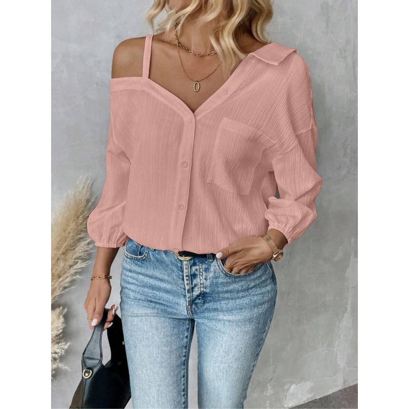 Plus Size1XL-5XL Women Blouses - Asymmetric Top Women recension och pris