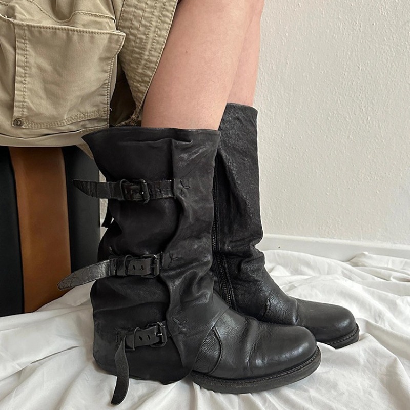 Classic Women Shoes Retro Luxu - Women'S Fashion Knee High Boots recension och pris