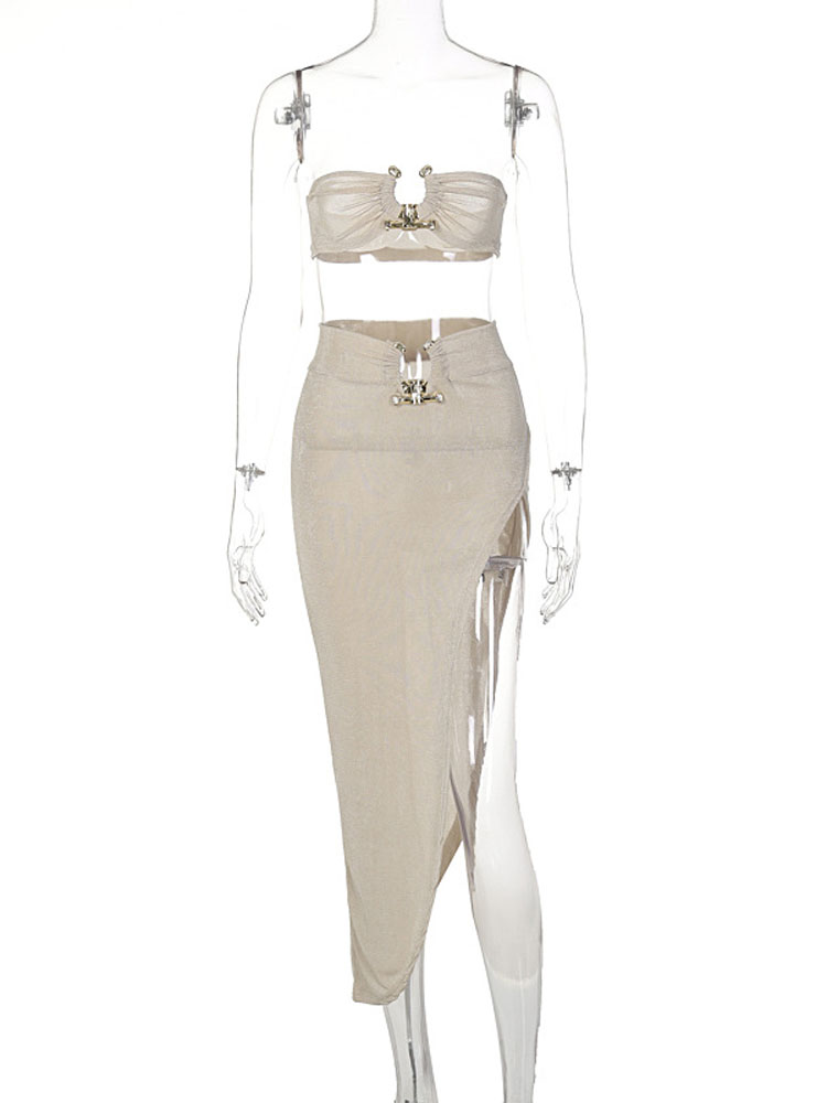 Elegant Sexy Bandeau Top with  - Asymmetric Top Women recension och pris